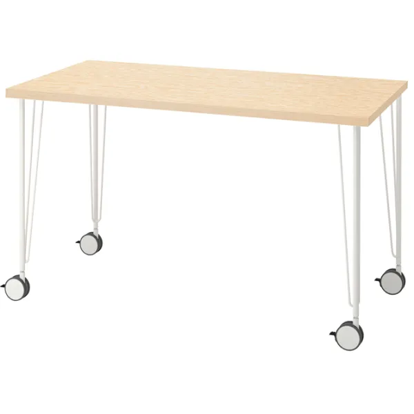 Офисный стол Ikea Mittcirkel/Krille ДСП/ Белый photo 1 Офисный стол Ikea Mittcirkel/Krille ДСП/ Белый photo 1