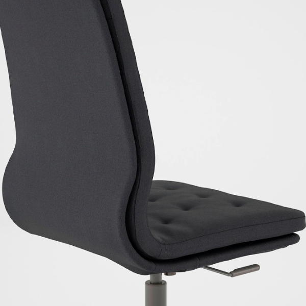 Fotoliu de birou Ikea Mullfjallet/Naggen Stofă/ Dark Gray Black photo 3