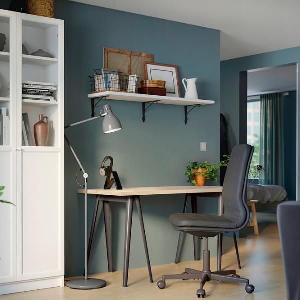 Masă de birou Ikea Mittcirkel/Narspel PAL/ White photo 4 Masă de birou Ikea Mittcirkel/Narspel PAL/ White photo 4