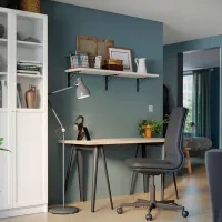 Masă de birou Ikea Mittcirkel/Narspel PAL/ White photo 4
