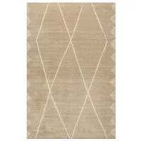 Ковер Covoare Ungheni Scandi Светло-коричневый / Фризе