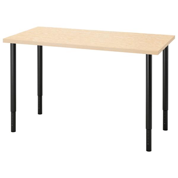 Masă de birou Ikea Mittcirkel/Olov PAL/ Black photo 1 Masă de birou Ikea Mittcirkel/Olov PAL/ Black photo 1