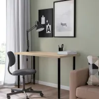 Masă de birou Ikea Mittcirkel/Olov PAL/ Black photo 3