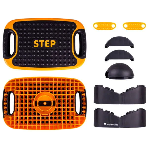 Platformă step Insportline Multifuncțional 200 kg / Orange photo 3