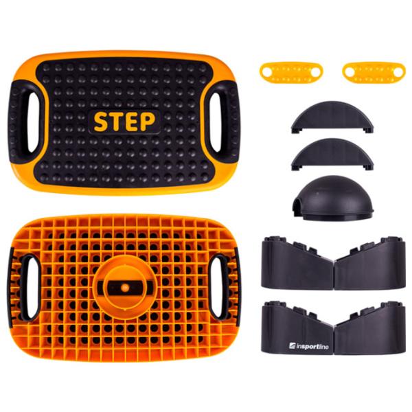 Platformă step Insportline Multifuncțional 200 kg / Orange photo 3