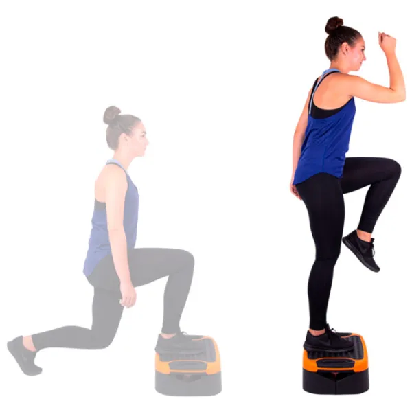 Platformă step Insportline Multifuncțional 200 kg / Orange photo 4