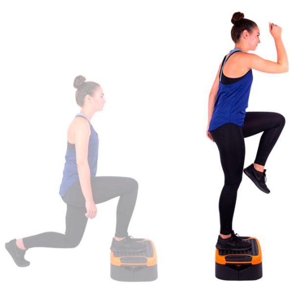 Platformă step Insportline Multifuncțional 200 kg / Orange photo 4