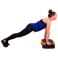 Степ платформа Insportline Многофункциональный 200 кг / Оранжевый photo 5