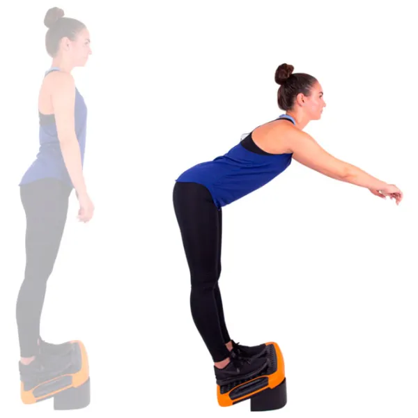 Platformă step Insportline Multifuncțional 200 kg / Orange photo 6