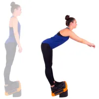 Степ платформа Insportline Многофункциональный 200 кг / Оранжевый photo 6