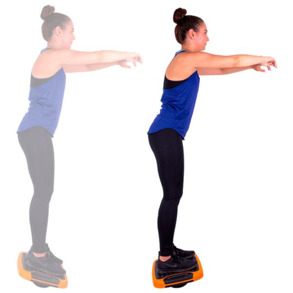Platformă step Insportline Multifuncțional 200 kg / Orange photo 8