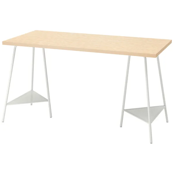 Masă de birou Ikea Mittcirkel/Tillslag PAL/ White photo 1 Masă de birou Ikea Mittcirkel/Tillslag PAL/ White photo 1