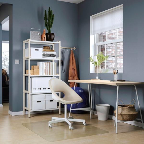 Masă de birou Ikea Mittcirkel/Tillslag PAL/ White photo 4 Masă de birou Ikea Mittcirkel/Tillslag PAL/ White photo 4