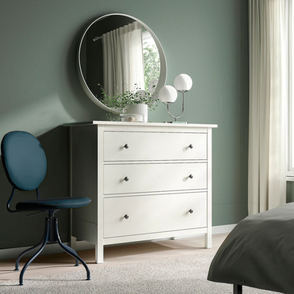 Fotoliu de birou Ikea Bjorkberget Stofă/ Blue Black photo 5