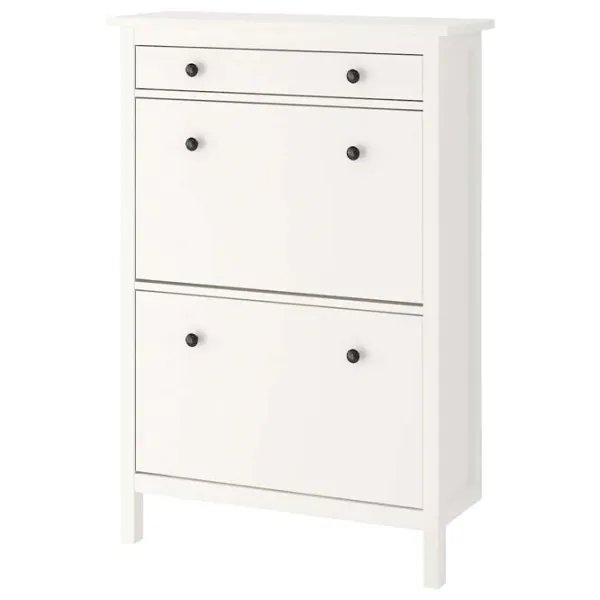 Обувной шкаф Ikea Hemnes 127 x 89 x 30см /White /Белый photo 1