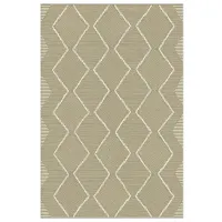 Covor Covoare Ungheni Scandi Beige Green / Frize