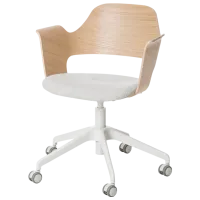 Fotoliu de birou Ikea Fjallberget/Gunnared Stofă/ Beige White
