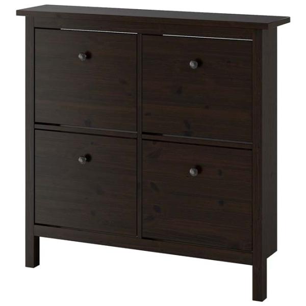 Обувной шкаф Ikea Hemnes 101 x 107 x 22см /Brown /Коричневый photo 1
