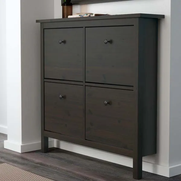 Обувной шкаф Ikea Hemnes 101 x 107 x 22см /Brown /Коричневый photo 2