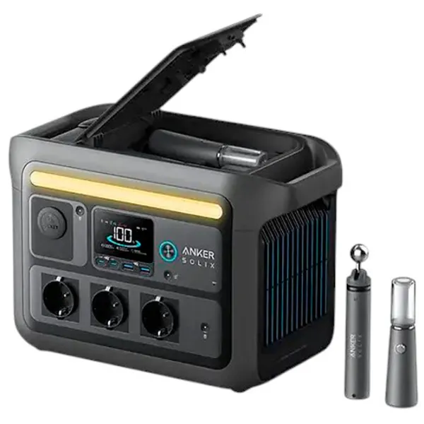 Centrală electrică portabilă Anker C800X LiFePO4 768 Wh / Black photo 4