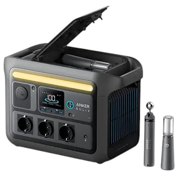 Centrală electrică portabilă Anker C800X LiFePO4 768 Wh / Black photo 4