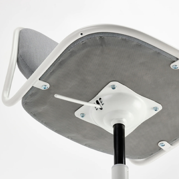 Fotoliu de birou Ikea Orfjall/Vissle Stofă/ Gray White photo 2