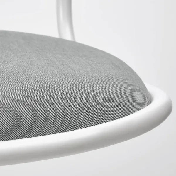 Fotoliu de birou Ikea Orfjall/Vissle Stofă/ Gray White photo 3