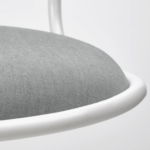Fotoliu de birou Ikea Orfjall/Vissle Stofă/ Gray White photo 3