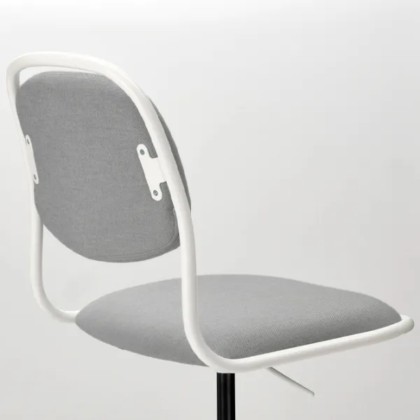 Fotoliu de birou Ikea Orfjall/Vissle Stofă/ Gray White photo 5
