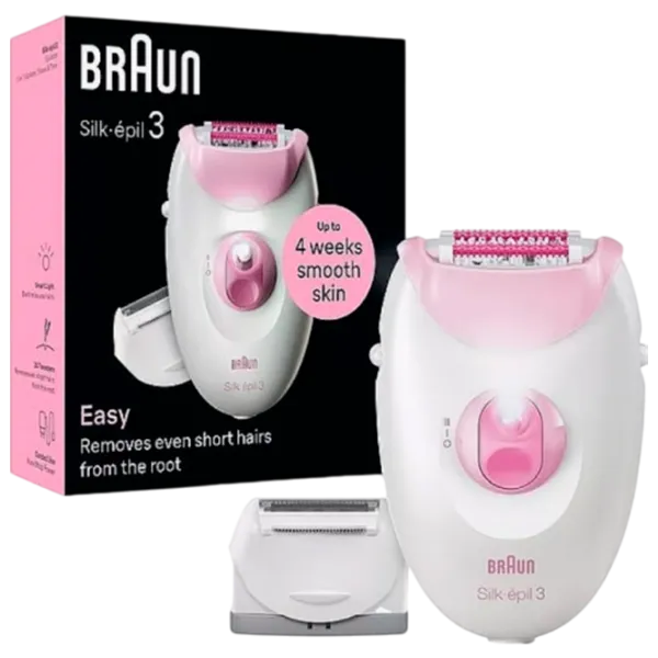 Эпилятор Braun SE3031  / Pink Белый photo 3
