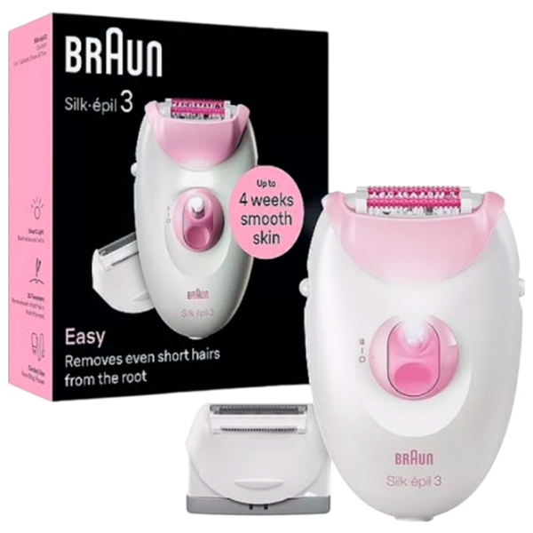 Эпилятор Braun SE3031  / Pink Белый photo 3