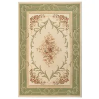 Covor Covoare Ungheni Premium Beige Green / Lână