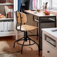 Офисный стул Ikea Kullaberg Дерево/ Черный Wood photo 5