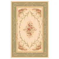 Ковер Covoare Ungheni Premium Желтый Зеленый / Шерсть