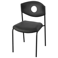 Scaun de birou Ikea Stoljan Piele artificială/ Black 