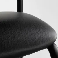 Scaun de birou Ikea Stoljan Piele artificială/ Black photo 2