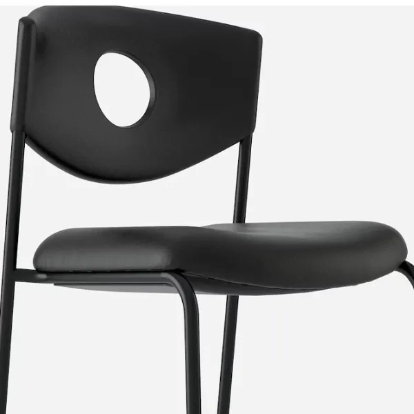 Scaun de birou Ikea Stoljan Piele artificială/ Black  photo 5