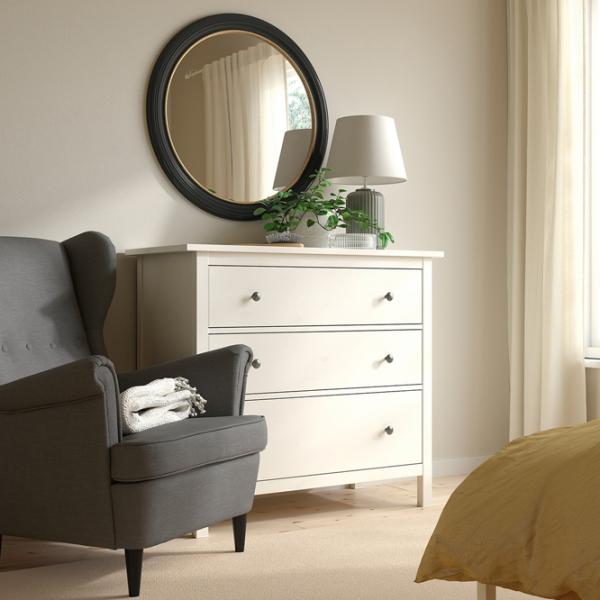 Зеркало Ikea Almarod  МДФ / Круглая photo 2