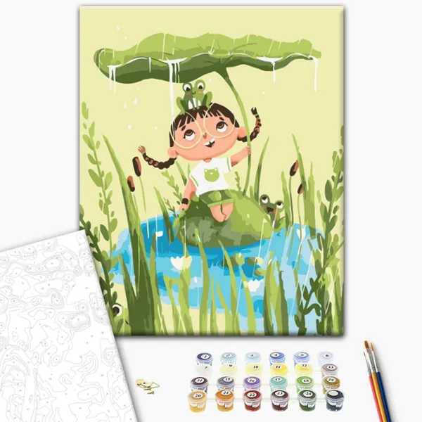 Картина по номерам BrushMe Фея озера KBS0125 40 x 30 cm / Вертикальная photo 2 Картина по номерам BrushMe Фея озера KBS0125 40 x 30 cm / Вертикальная photo 2