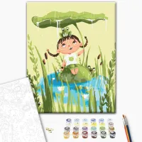 Картина по номерам BrushMe Фея озера KBS0125 40 x 30 cm / Вертикальная photo 2