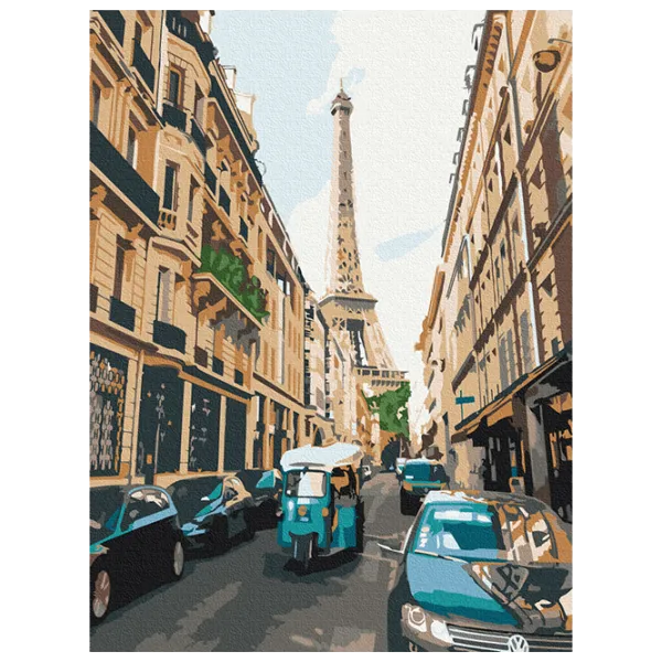 Pictură pe numere BrushMe Paris turistic RBS52329 40 x 30 cm / Verticală photo 1