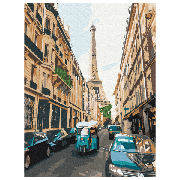 Pictură pe numere BrushMe Paris turistic RBS52329 40 x 30 cm / Verticală photo 1