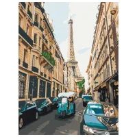 Pictură pe numere BrushMe Paris turistic RBS52329 40 x 30 cm / Verticală