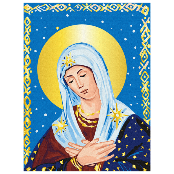 Картина по номерам BrushMe Молитва сердца RBS53970 40 x 30 cm / Вертикальная photo 1