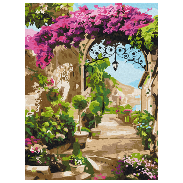 Картина по номерам BrushMe Цветочная арка RBS53739 40 x 30 cm / Вертикальная photo 1 Картина по номерам BrushMe Цветочная арка RBS53739 40 x 30 cm / Вертикальная photo 1