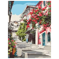 Картина по номерам BrushMe Греция RBS7519 40 x 30 cm / Вертикальная