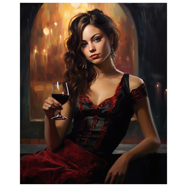 Картина по номерам Art Gallery Роковая брюнетка GX46405 50 x 40 см / Вертикальная photo 1 Картина по номерам Art Gallery Роковая брюнетка GX46405 50 x 40 см / Вертикальная photo 1