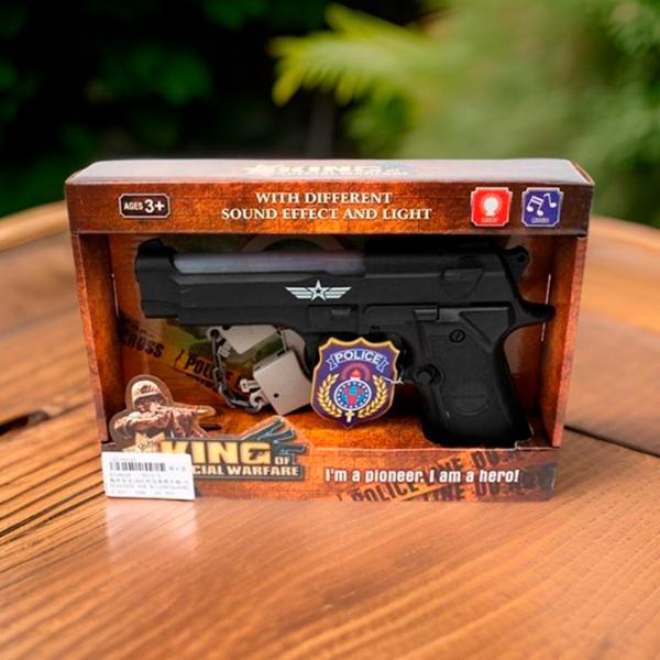Игрушечный пистолет ChiToys 86408 8600021386408 3+ / / Черный photo 3 Игрушечный пистолет ChiToys 86408 8600021386408 3+ / / Черный photo 3