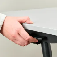 Masă de birou Ikea Gladhojden PAL/ Gray photo 4