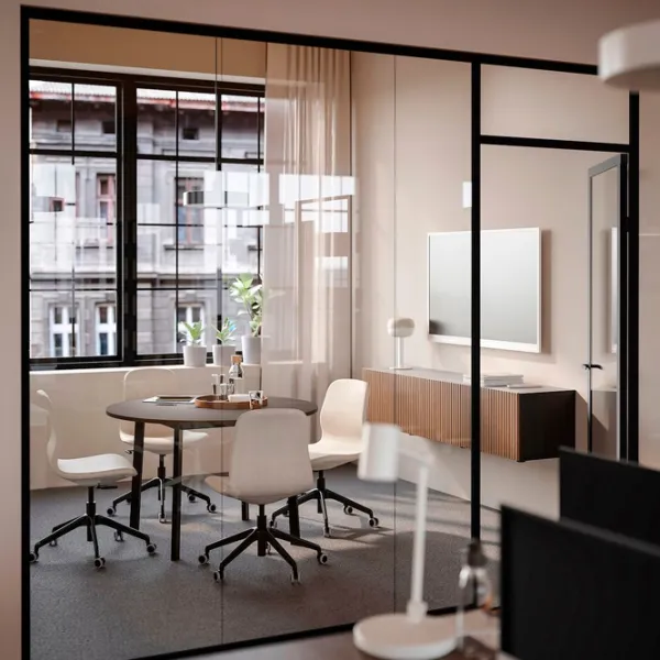 Masă de birou Ikea Mittzon PAL/ Brown photo 5